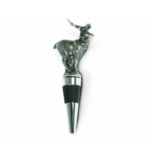 VAGABOND HOUSE Lodge Pewter Elk Bottle Stopper