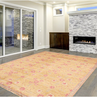 ECARPETGALLERY One-of-a-Kind Hand-Knotted New Age 18/20 Pak Oushak Light Brown/Olive 9'11" x 13'8" Wool Area Rug