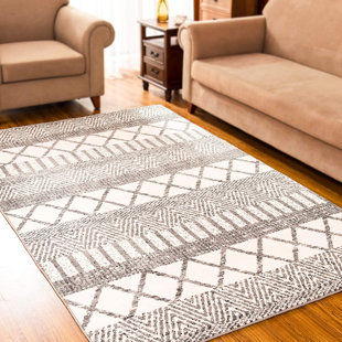 SUBRTEX Mistana Performance Gray/White Rug