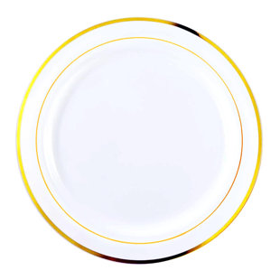 SMARTY HAD A PARTY Plastic Disposable Dessert Plate (Set of 120)