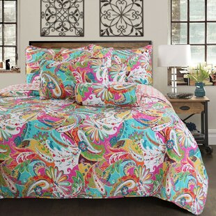 COZY LINE HOME FASHION Floral Quilt Set