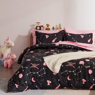 SLEEP ZONE Galaxy Bedding Set