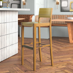 H&D RESTAURANT SUPPLY, INC. Maddision Solid Wood Counter Stool