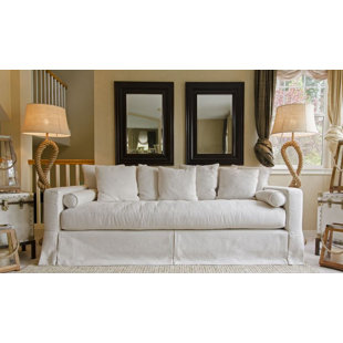 SAND & STABLE™ Seahaven 90" Square Arm Slipcovered Sofa