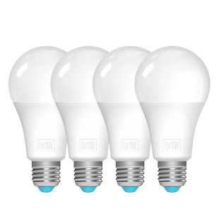 BRILLI WELLNESS LIGHTING Charge Up 100 Watt Equivalent A21 E26/Medium (Standard) Dimmable 5000K LED Bulb (Set of 4)