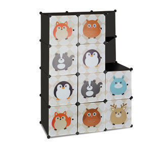 ZOOMIE KIDS Charest 10 Door Wardrobe