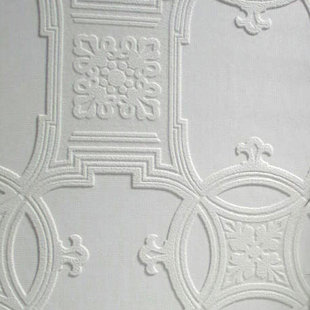 EAST URBAN HOME Early Victorian 10m L x 53cm W Geometric 3D Embossed Roll Wallpaper