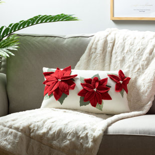 14 KARAT HOME INC. Floral Cotton Pillow Cover