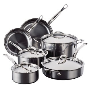 Hestan NanoBond 10-Piece Stainless Steel Cookware Set