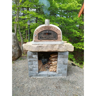 Authentic Pizza Ovens Ventura Stone Countertop Wood Burning Pizza Oven