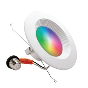 MW LIGHTING 6'' Tunable Color Temperature Dimmable Air-Tight IC Rated LED Retrofit Recessed Lighting Kit