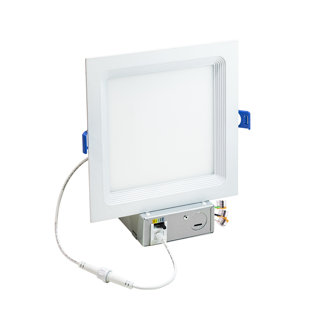 MW LIGHTING 6" Ultra-Slim Selectable CCT Remodel or New Construction IC LED Canless Recessed Lighting Kit