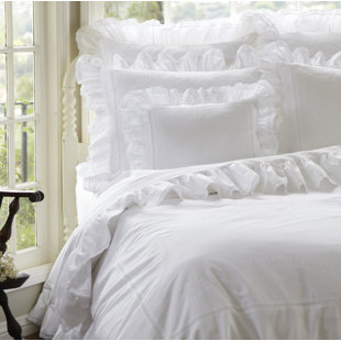 TAYLOR LINENS Prairie Farmhouse / Country Percale Duvet Cover