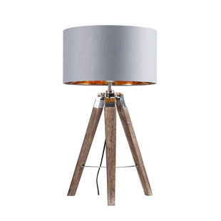 BRAYDEN STUDIO Bella Vista Wood Tripod Lamp