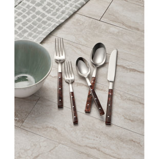 Argent Orfevres™ St. Laurent Stainless Steel Flatware Set - Service for 4