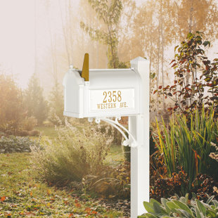 WHITEHALL PRODUCTS Superior Post Mounted Mailbox