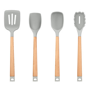 Hampton Forge Skandia Beechwood - 4 Piece Kitchen Tools Set