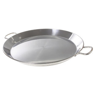 Garcima Induction Flat Bottom Stainless Steel Paella Pan