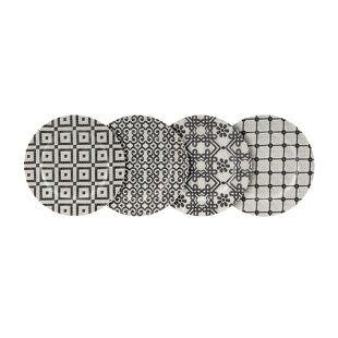 VISTA ALEGRE Calçada Portuguesa 4 Piece Dessert Plate Set