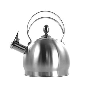 Mega Chef 2.95 Quarts Stainless Steel Whistling Stovetop Tea Kettle