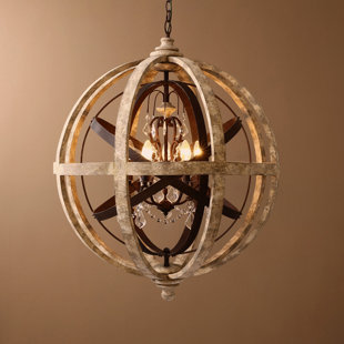 AUGUST GROVE Brooklet 5-Light Globe Chandelier