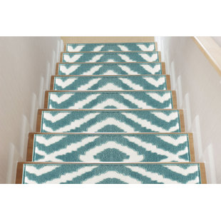 Sofihas Stair Treads Machine Washable Non-Slip Stair Rug (Set of 13)