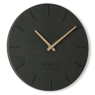 FLEXISTYLE Eko Solid Wood Wall Clock