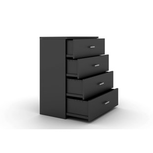 FRIANT My-Hite Metal Vertical Filing Cabinet with 4 Drawers, Interlock System, Glide Suspension