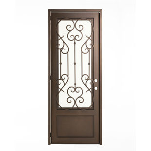 CUSTOM IRON DOOR PROS Aphrodite Iron Prehung Front Entry Doors