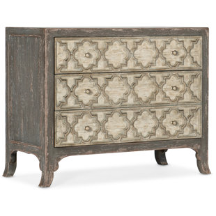 HOOKER FURNITURE Alfresco 3 - Drawer Bachelors Chest in Taupe/Gray