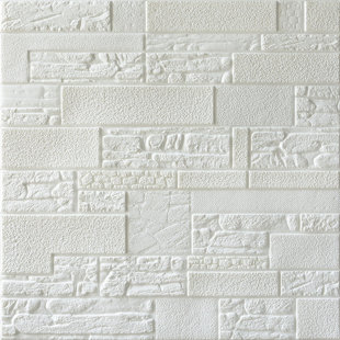 DUNDEE DECO Falkirk Jura II 28" x 28" Peel and Stick Vinyl Wall Paneling (Set of 10)