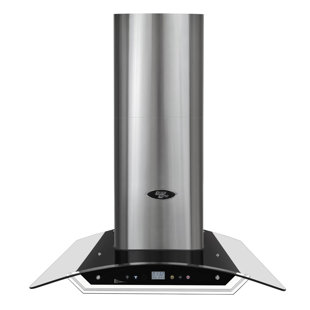 LessCare 30" 900 Cubic Feet Per Minute Ducted Wall Mount Range Hood with Light Included
