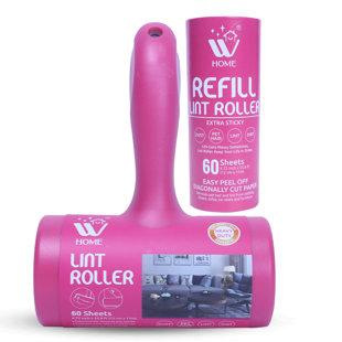 WBM HOME WBM Care Home Lint Roller for Pet Hairs, Extra Sticky Lint Remover - 120 Total Sheets