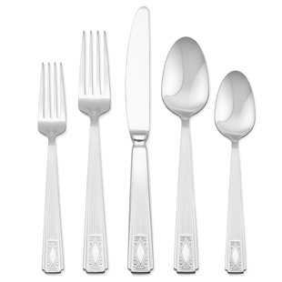 ARGENT ORFEVRES™ 5 Piece 18/10 Stainless Steel Flatware Set, Service for 1