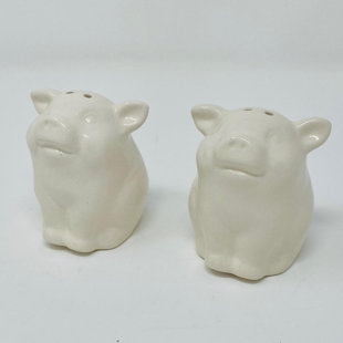 DREW DEROSE DESIGNS Ceramic Salt And Pepper Shaker Set (Set of 2)