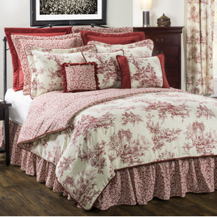 THOMASVILLE AT HOME Bouvier Traditional Cotton Toile Duvet Cover