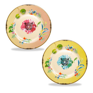 GRACE'S TEA WARE 7.5'' Porcelain China Appetizer Plate (Set of 2)