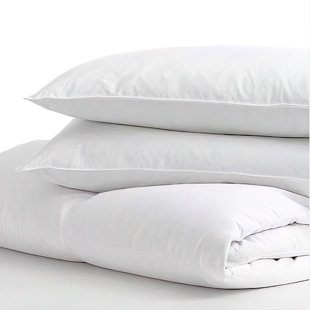 SYMPLE STUFF Fricis Polyester/Polyfill Medium Support Pillow (Set of 2)