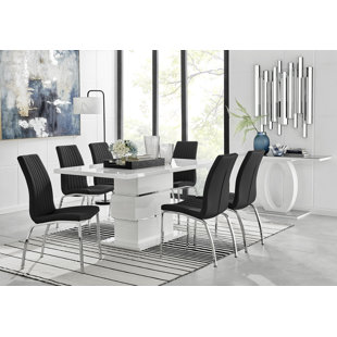 CANORA GREY Chowchilla Dining Set with 6 Chairs