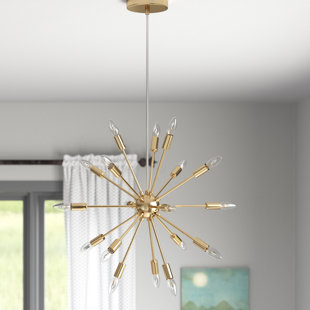 MACK + MILO Ungewöhnliche Pendelleuchte 18-flammig Adelynn