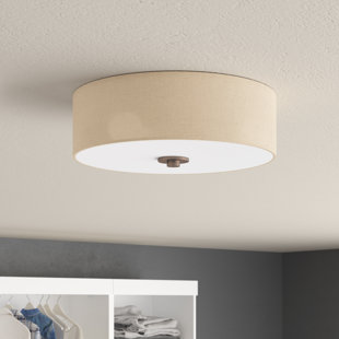 JUSTICE DESIGN GROUP Fabric Flush Mount
