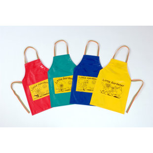 ZOOMIE KIDS Solid Colour Childrens Apron (Set of 4)