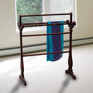 D-ART COLLECTION Wood Freestanding Towel Stand