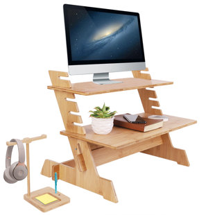 INBOX ZERO Adjustable Solid Wood Standing Desk