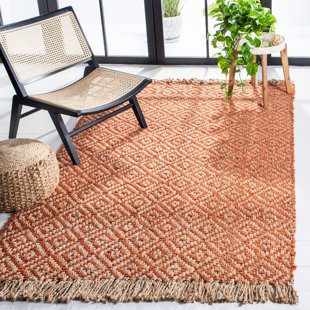 UNION RUSTIC Desai Natural Fiber Hand Woven Jute Geometric Rug