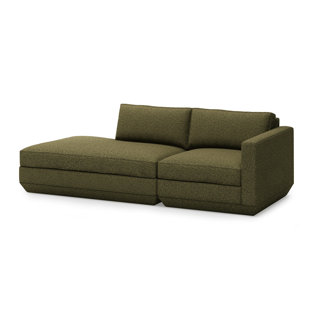 GUS* MODERN Podium Modular 2 PC Lounge Sofa