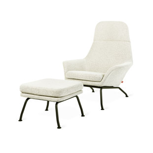 GUS* MODERN Tallinn Chair and Ottoman