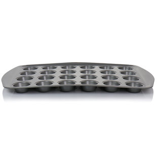 Gibson Home 24 Cup Non-Stick Baker's Friend Mini Muffin Pan