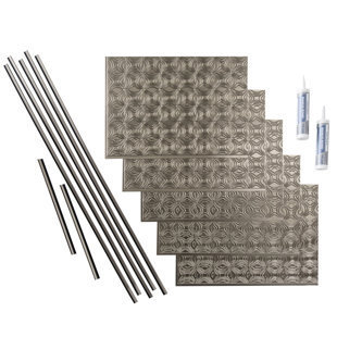 FASADE FASÄDE Lotus Decorative Vinyl Backsplash 15 sq ft Kit
