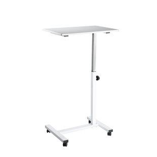 SEVILLE CLASSICS AIRLIFT® airLIFT 23.6'' W Adjustable Height Rolling Laptop Desk Overbed Stand with Wheels